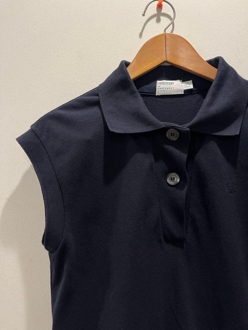 FREDPERRYforMARGARETHOWELLポロシャツ ネイビー 8