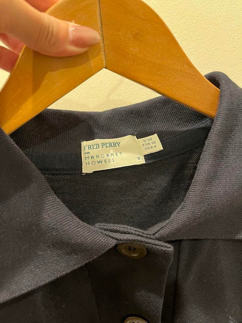 FREDPERRYforMARGARETHOWELLポロシャツ ネイビー 8