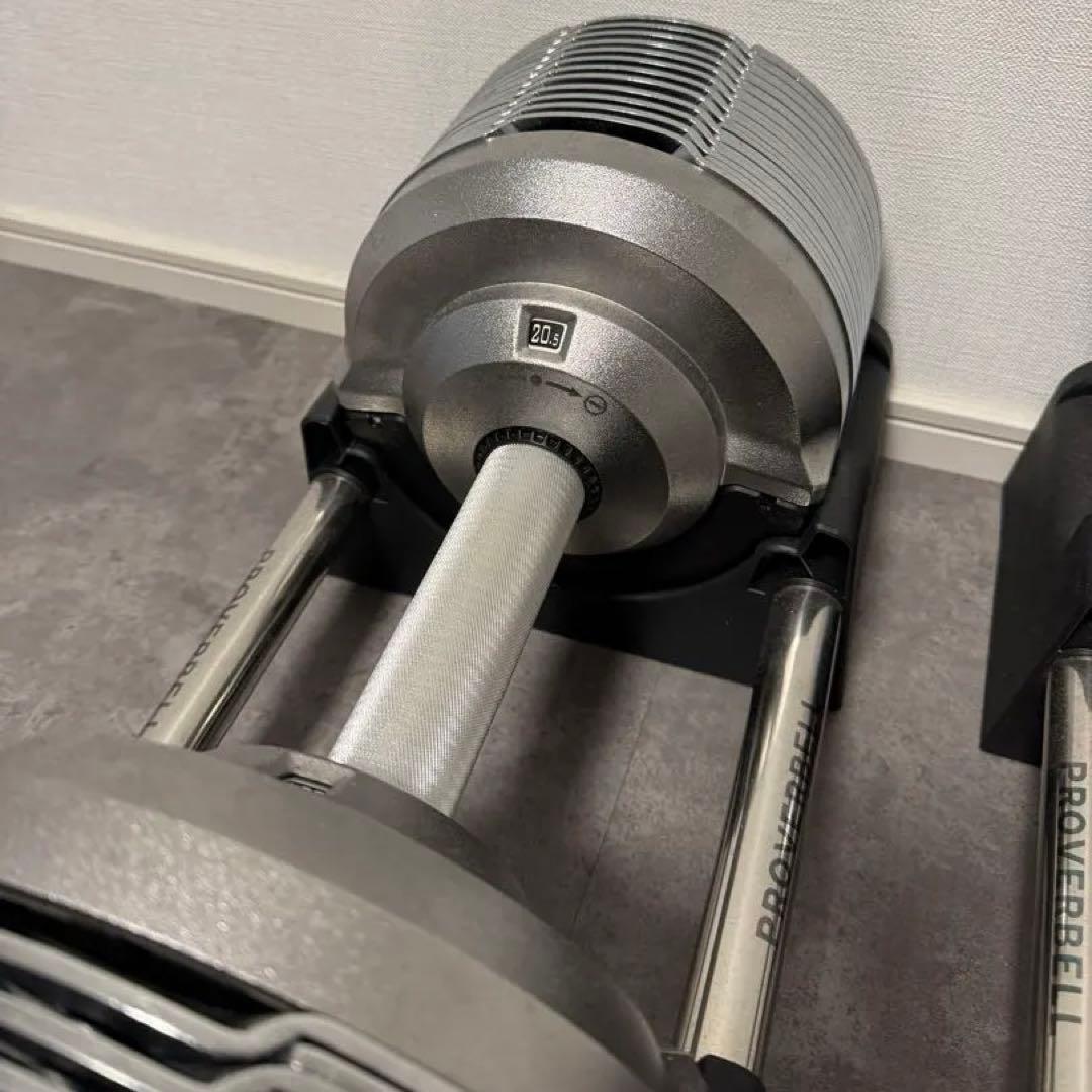 【美品】プロバーベル 可変式ダンベル41.5kg 2個セット 引取りのみ