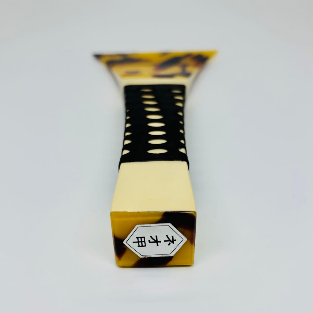 【希少品】津軽三味線バチ ネオ甲　撥 亀甲 鼈甲 べっ甲 和楽器 200g