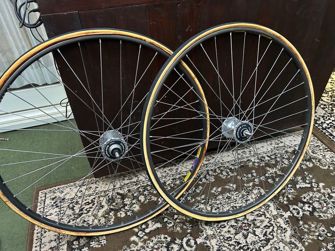 ピスト手組ホイール 100/110エンド