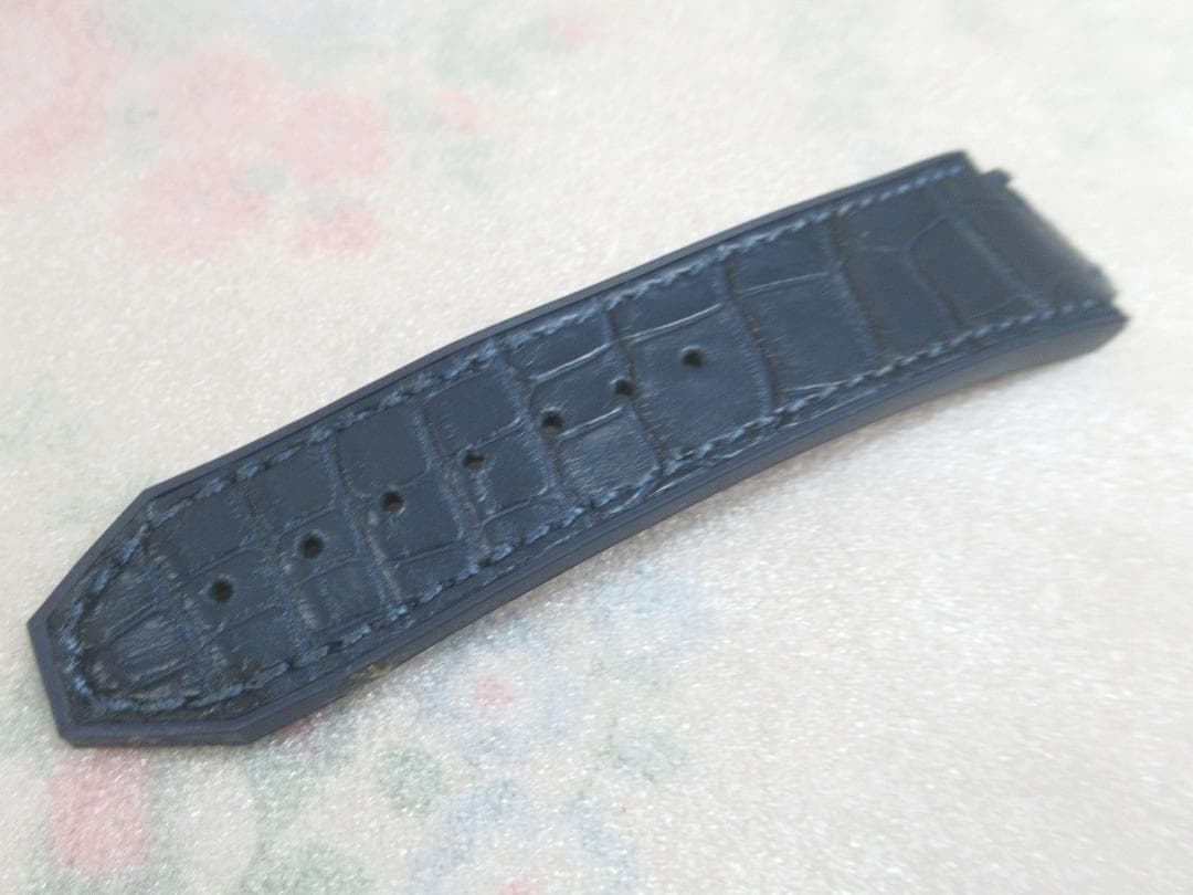 極美品☆ ウブロ 純正 　クロコダイル×ラバーベルト クラシックフュージョン