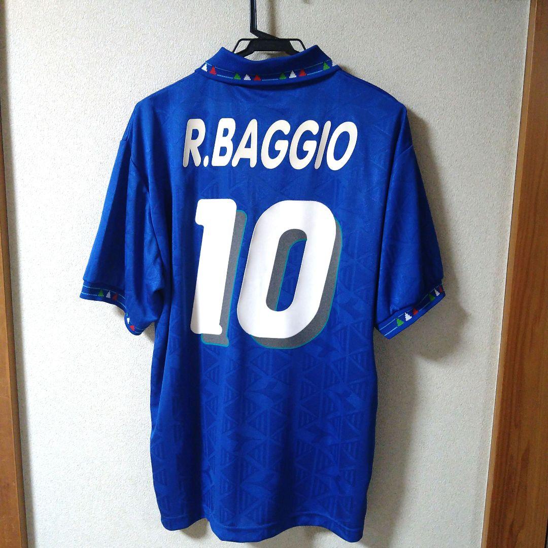 【美品】ディアドラ サッカー イタリア代表 ユニフォーム 10番 バッジョ