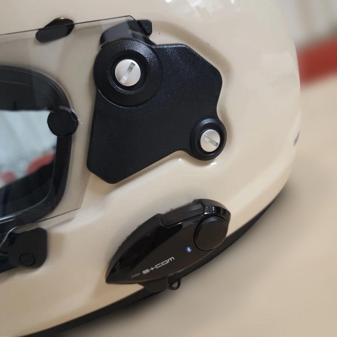 Arai フルフェイスヘルメット ホワイト(クリーム)　B+COMインカム付き