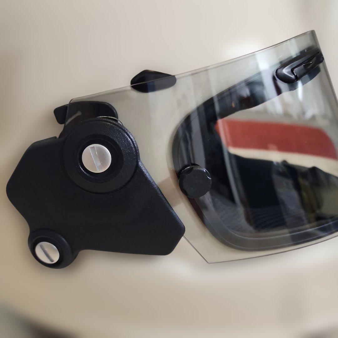 Arai フルフェイスヘルメット ホワイト(クリーム)　B+COMインカム付き