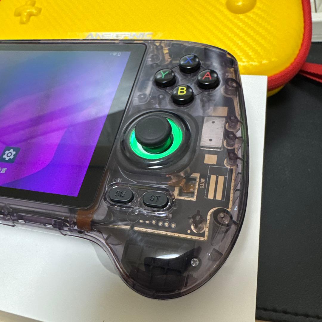 ANBERNIC RG557 クリアパープル