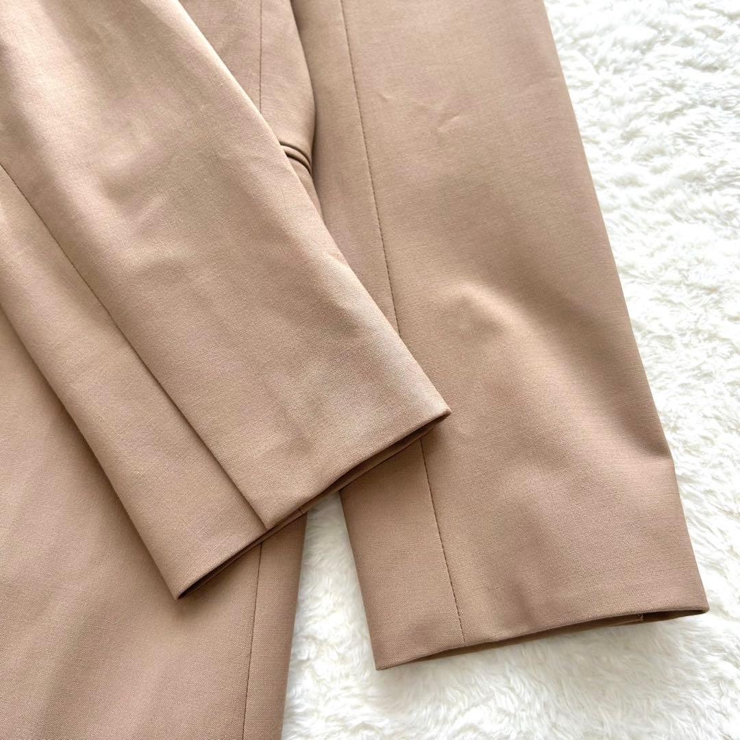 【美品】セオリー ダブルブレスト テーラードロングジャケット サイズ6