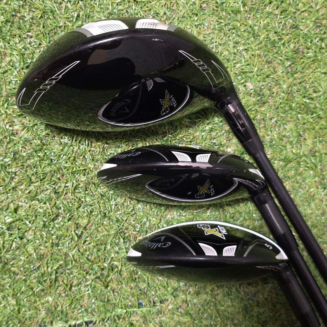 キャロウェイ X2 HOT 統一 フルセット ゴルフクラブ メンズセット R