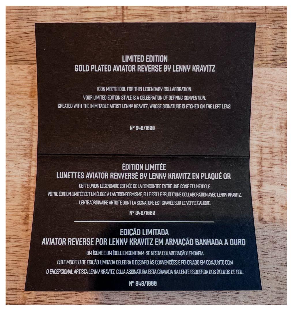 小物 Ray-Ban Aviator Reverse by Lenny Kravitz