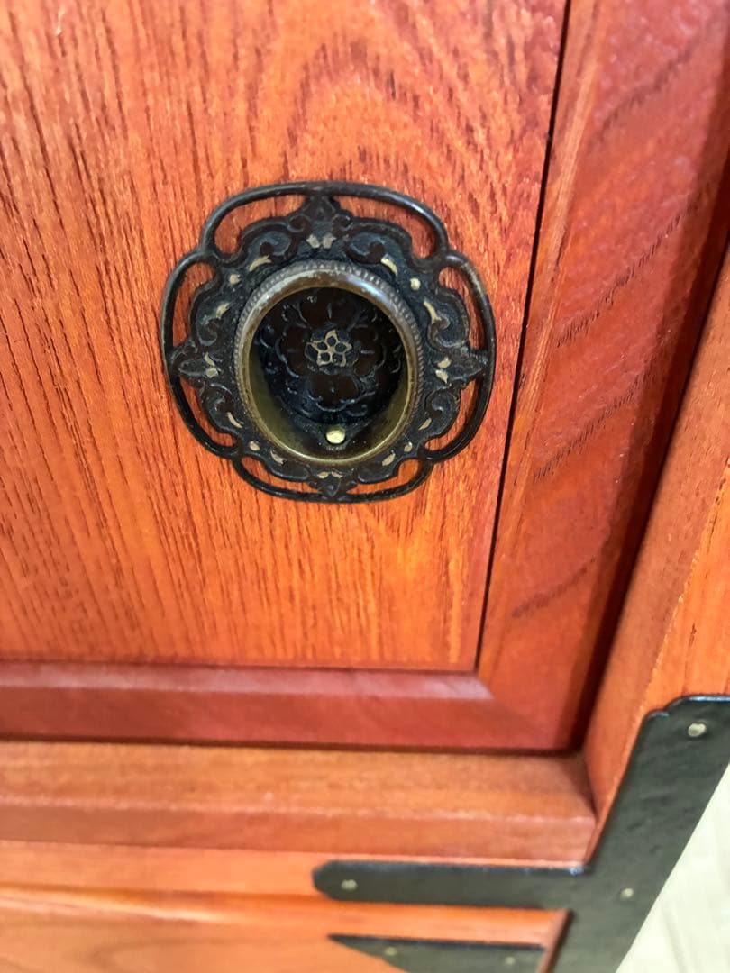 昭和レトロ　階段桐タンス　飾り棚　古民家　当時物