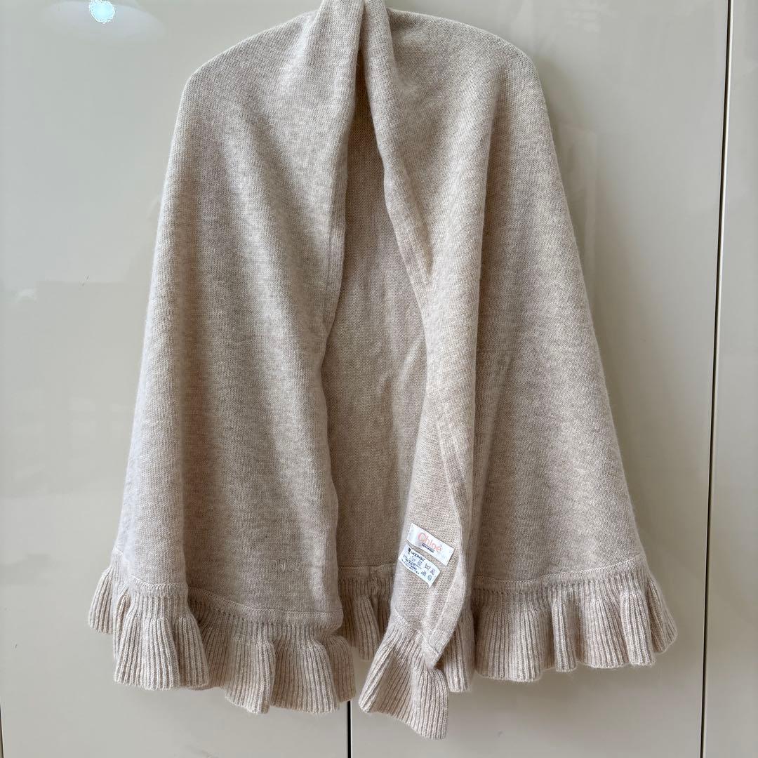 Chloe ケープ　ニット　マフラー