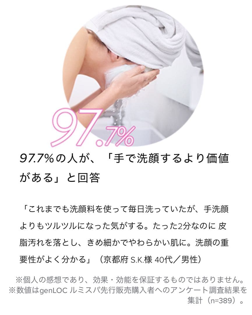 NU SKIN LumiSpa 洗顔ブラシ ホワイト/ブルー