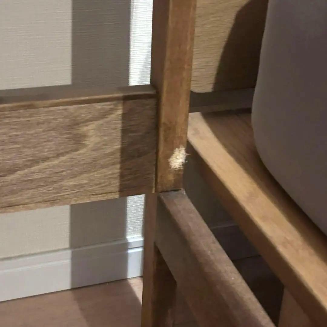 関家具 nora project コットン デスク 幅90cm 引出付 天然木