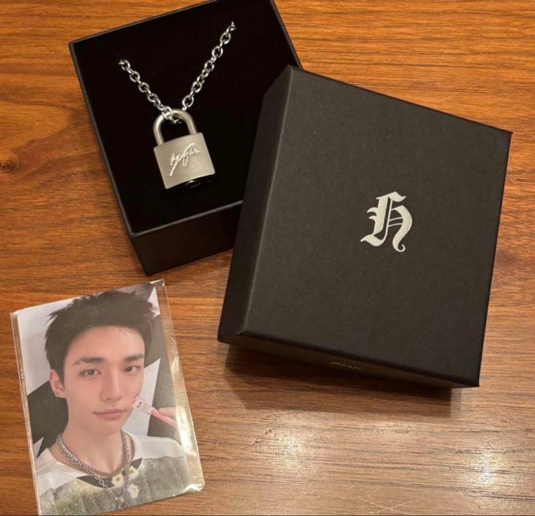Stray Kids Hyunjin メンプロ　ネックレス