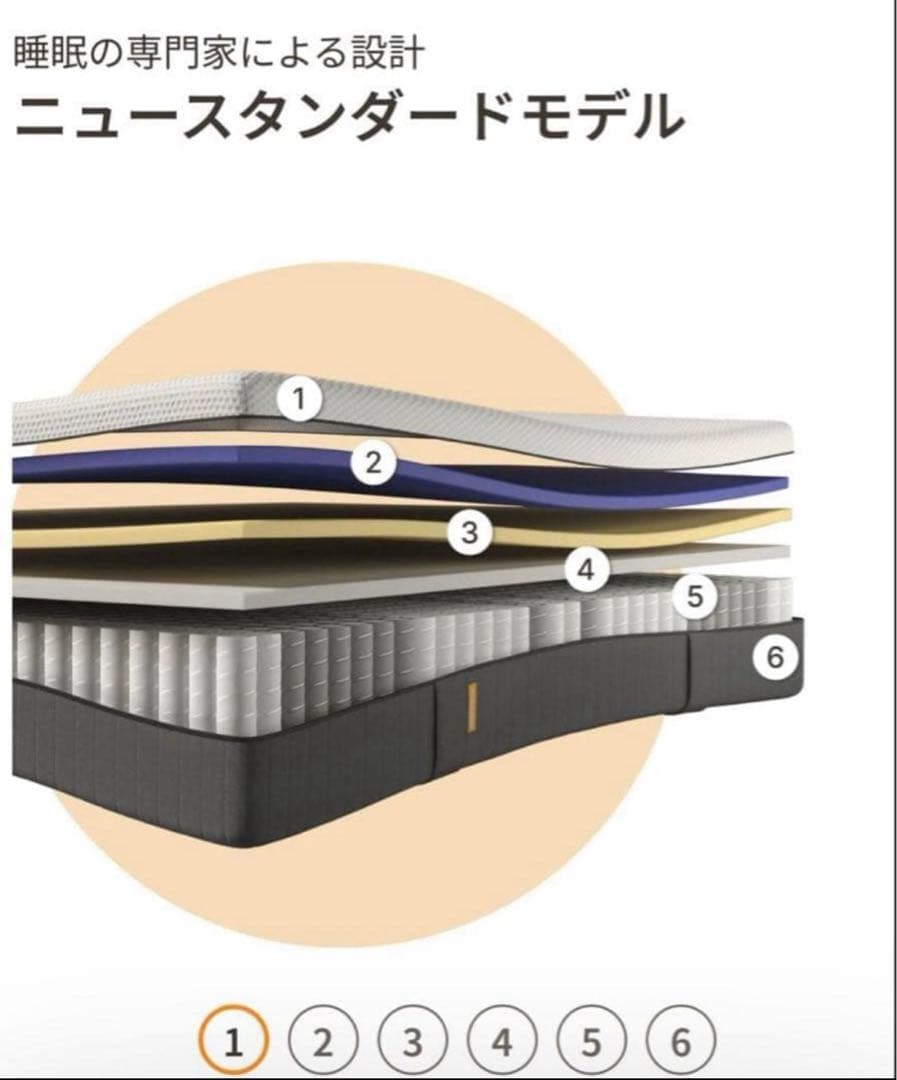 【全国送料無料】✨EmmaハイブリッV2✨セミダブル✨リユース品！タグカット品!