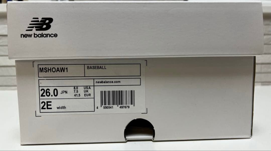 New Balance MSHOAW1 野球スパイク 26.0cm 大谷翔平