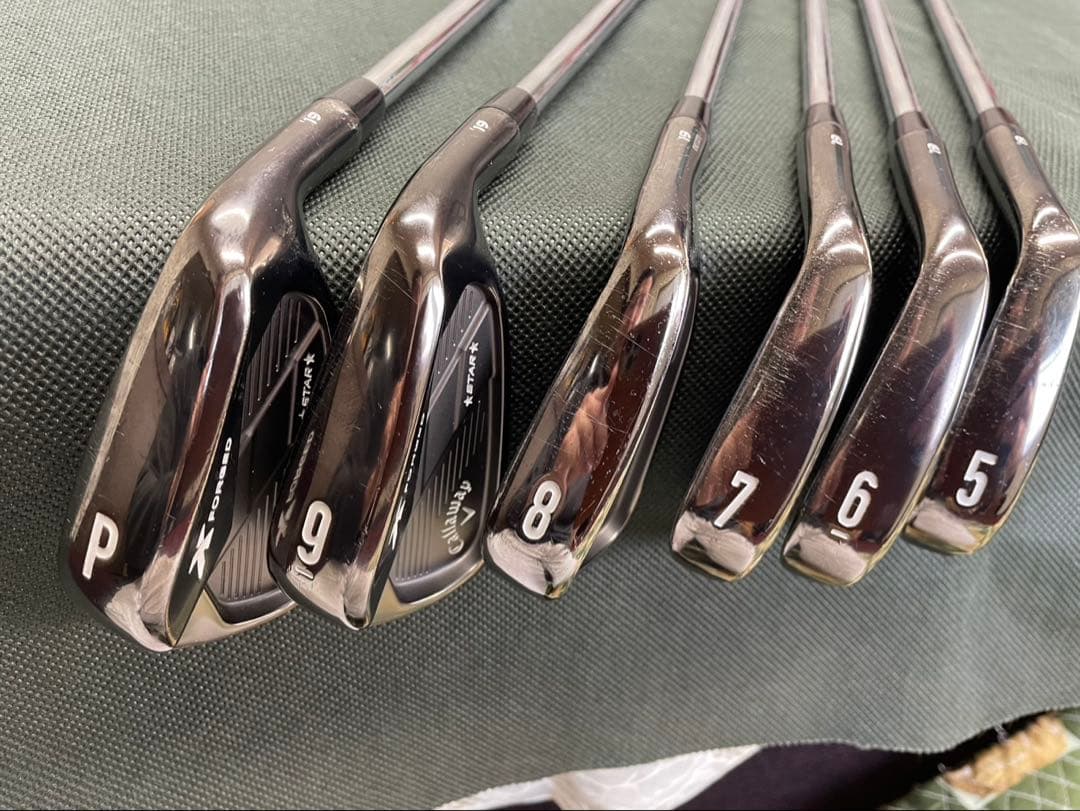 【希少・美品】スモーク・ブラックX Forged STAR2019 5-P 6本