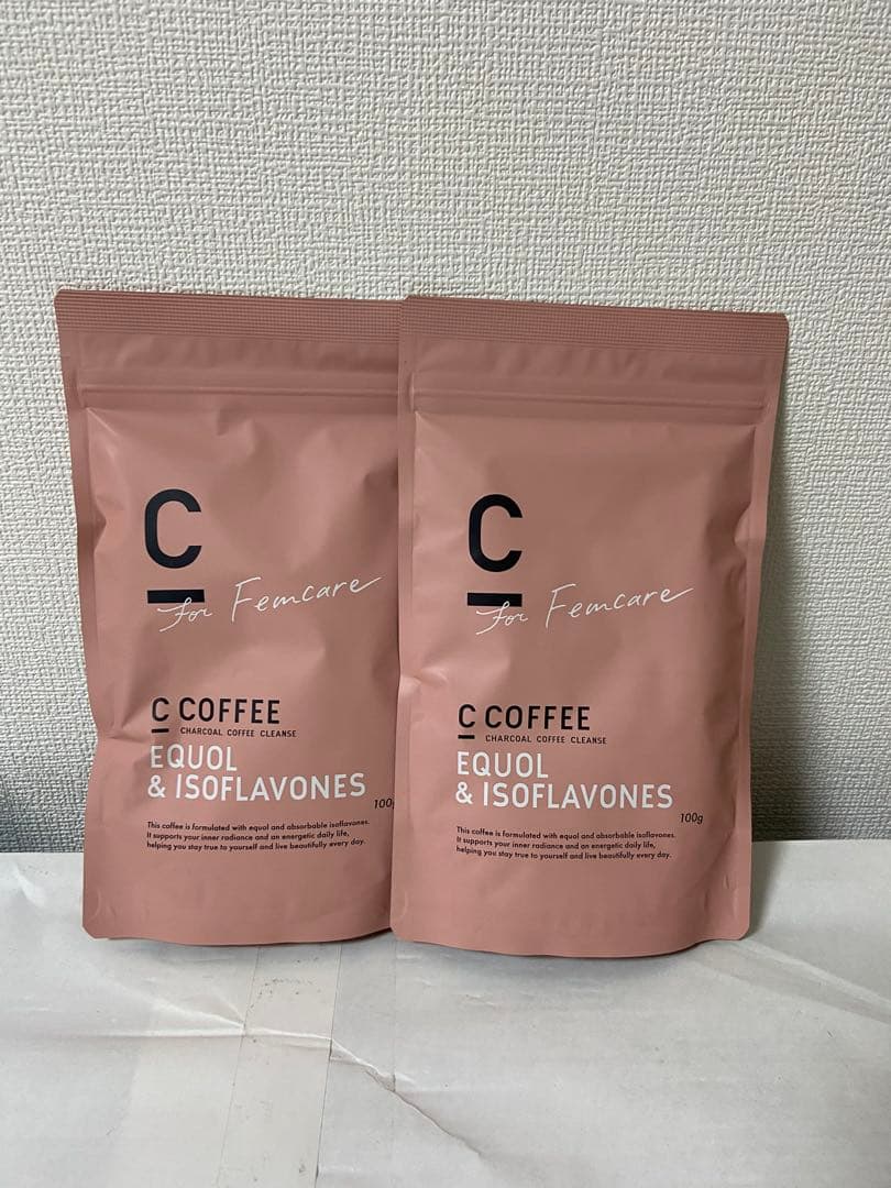 C COFFEE EQUOL & ISOFLAVONES 2袋 100g