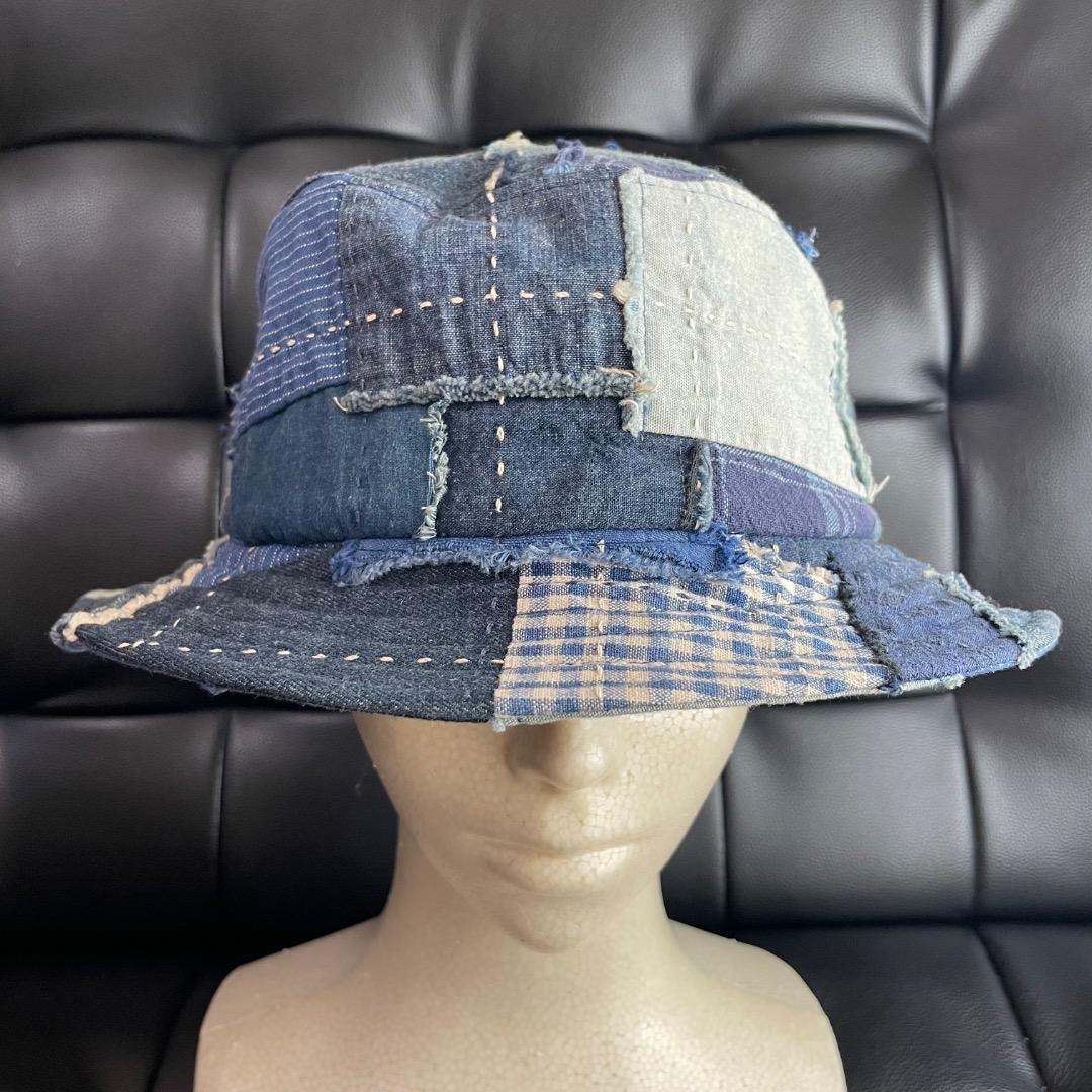 ✨レア・未使用✨KUON クオン デニム パッチワーク バケットハット
