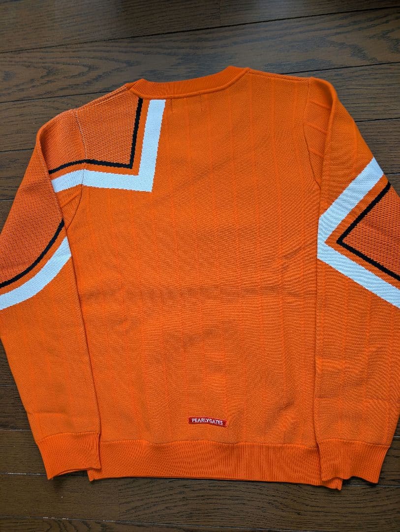 パーリーゲイツ♥オレンジ♥セーター、スカート2点セット