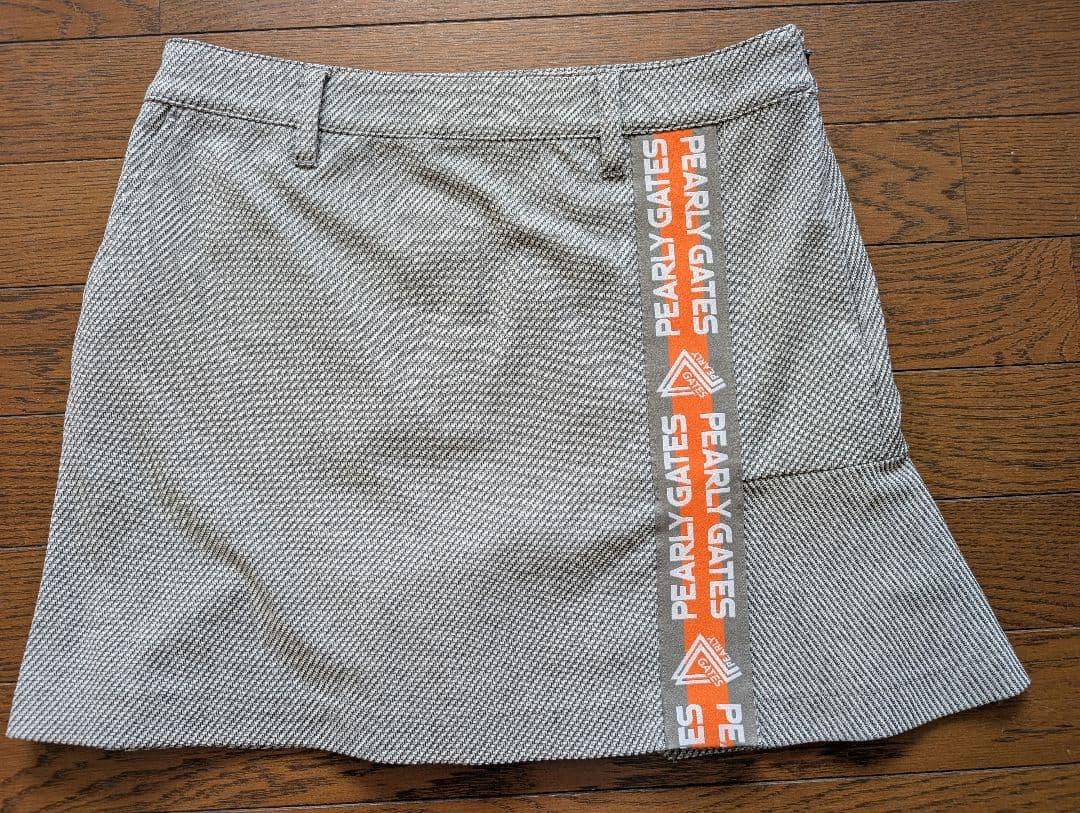 パーリーゲイツ♥オレンジ♥セーター、スカート2点セット