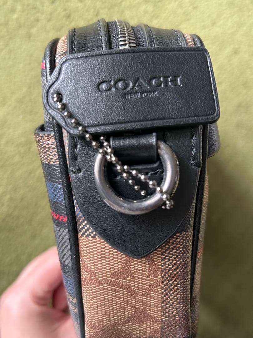 ⭐️最終価格⭐️【未使用】coach コーチ　スクエア　ショルダーバッグ　メンズ