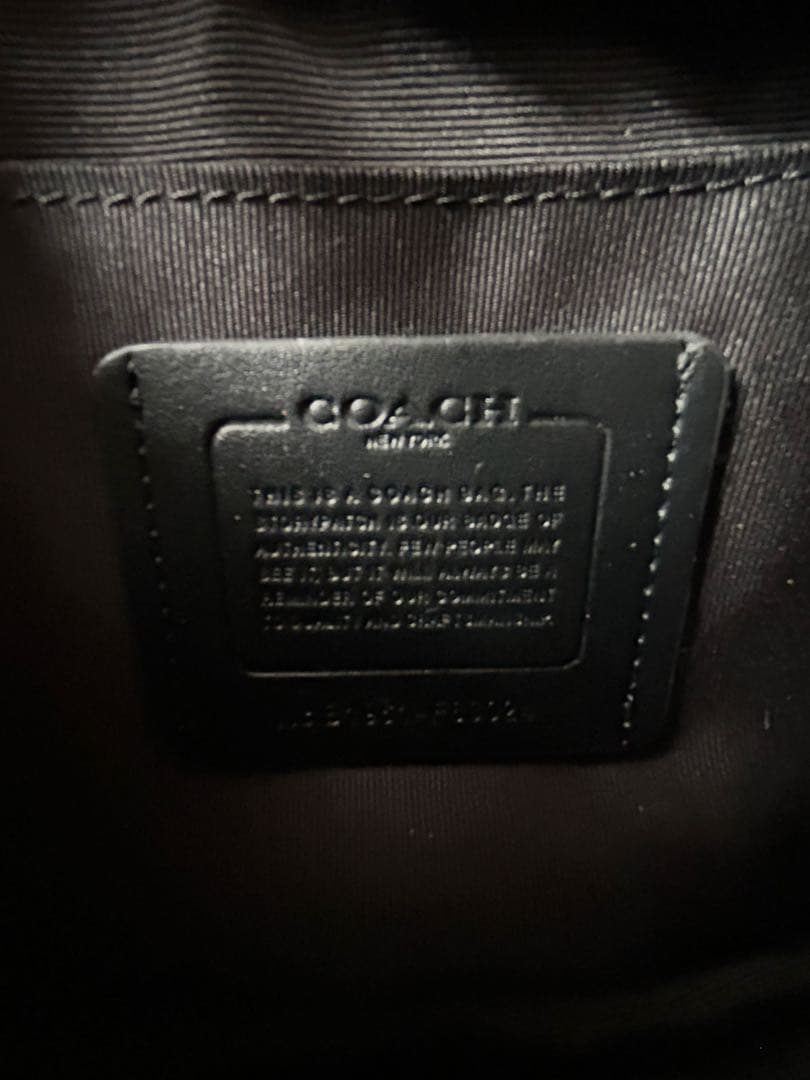 ⭐️最終価格⭐️【未使用】coach コーチ　スクエア　ショルダーバッグ　メンズ