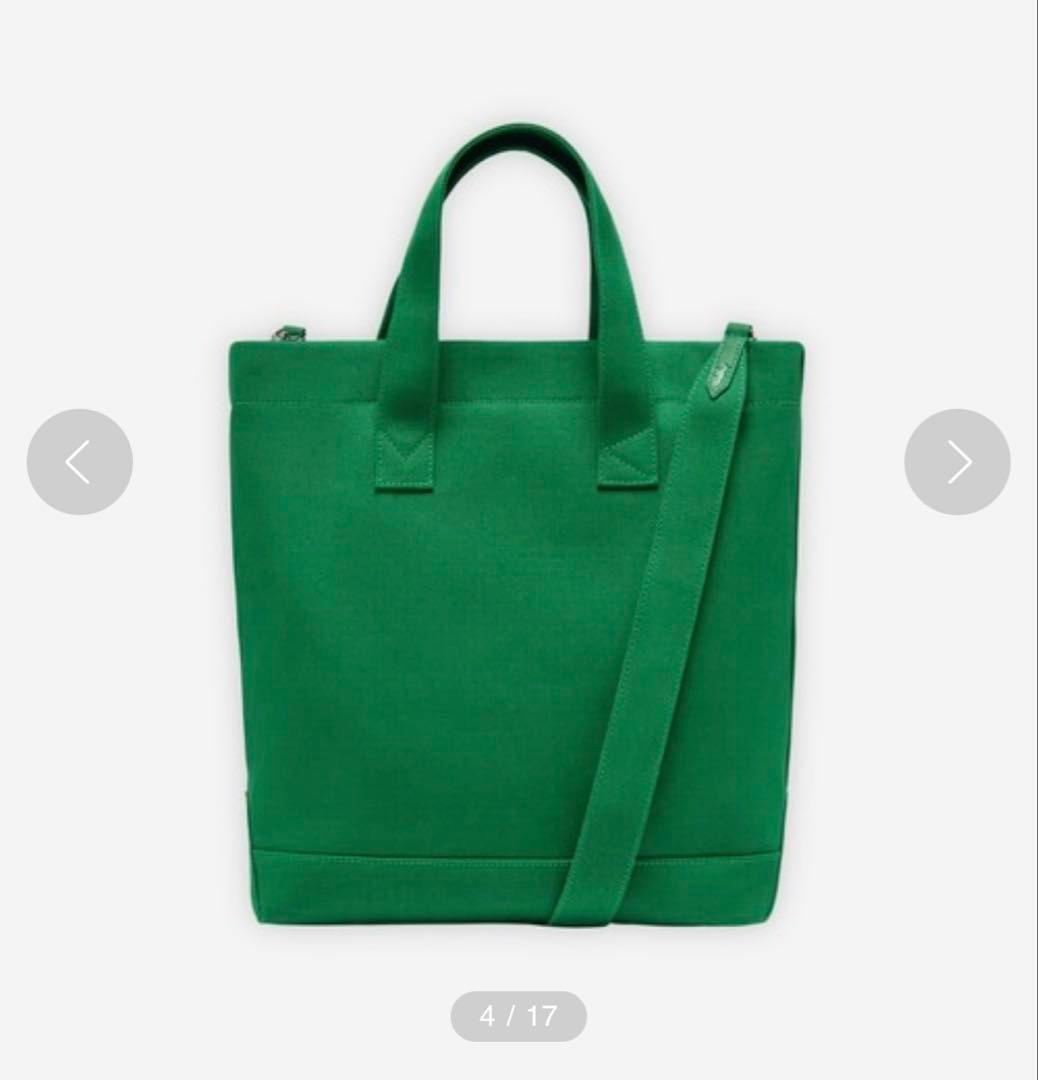 新品タグ付◼️メゾンキツネMaison Kitsuneトートバッグ　グリーン