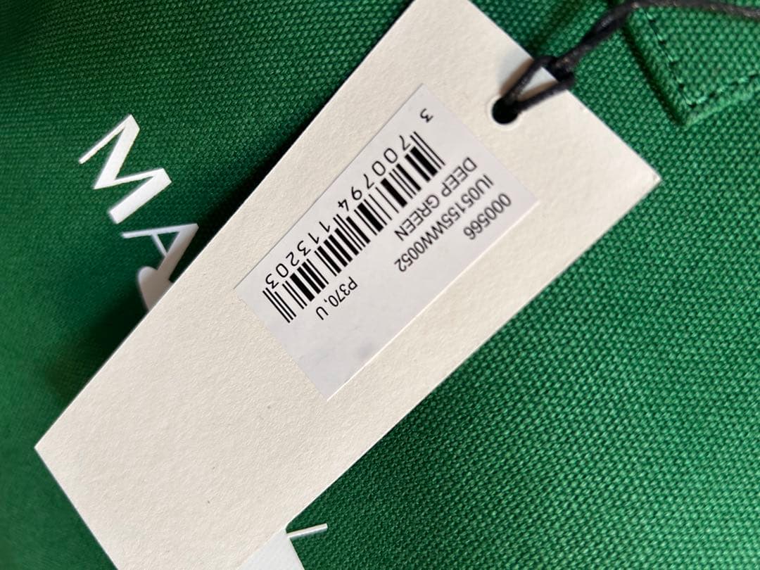 新品タグ付◼️メゾンキツネMaison Kitsuneトートバッグ　グリーン