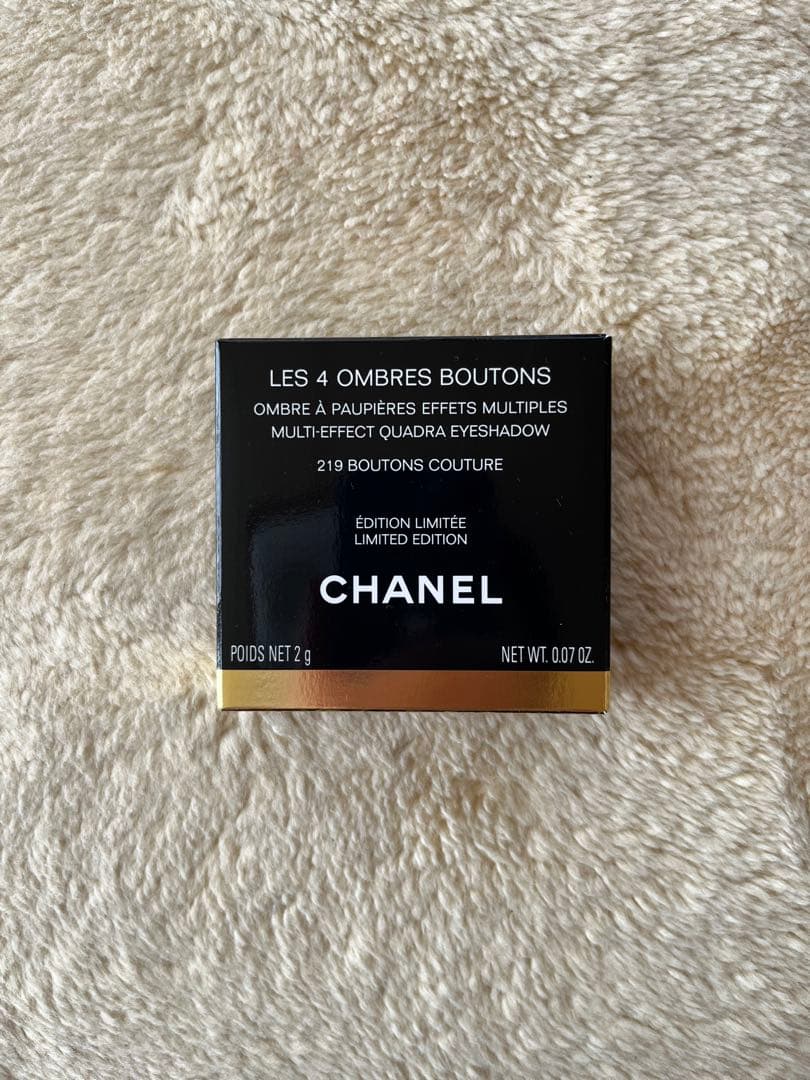 【新品】シャネル　レ　キャトル　オンブル　ブトン 219 アイシャドウパレット