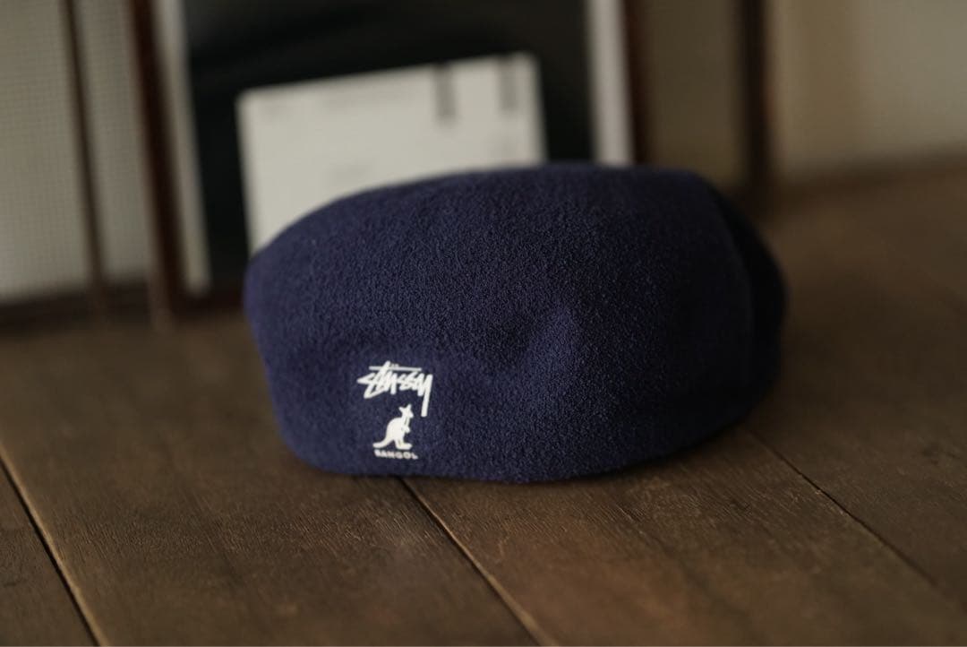 STUSSY × KANGOL ベレー帽 ハンチング キャップ ステューシー