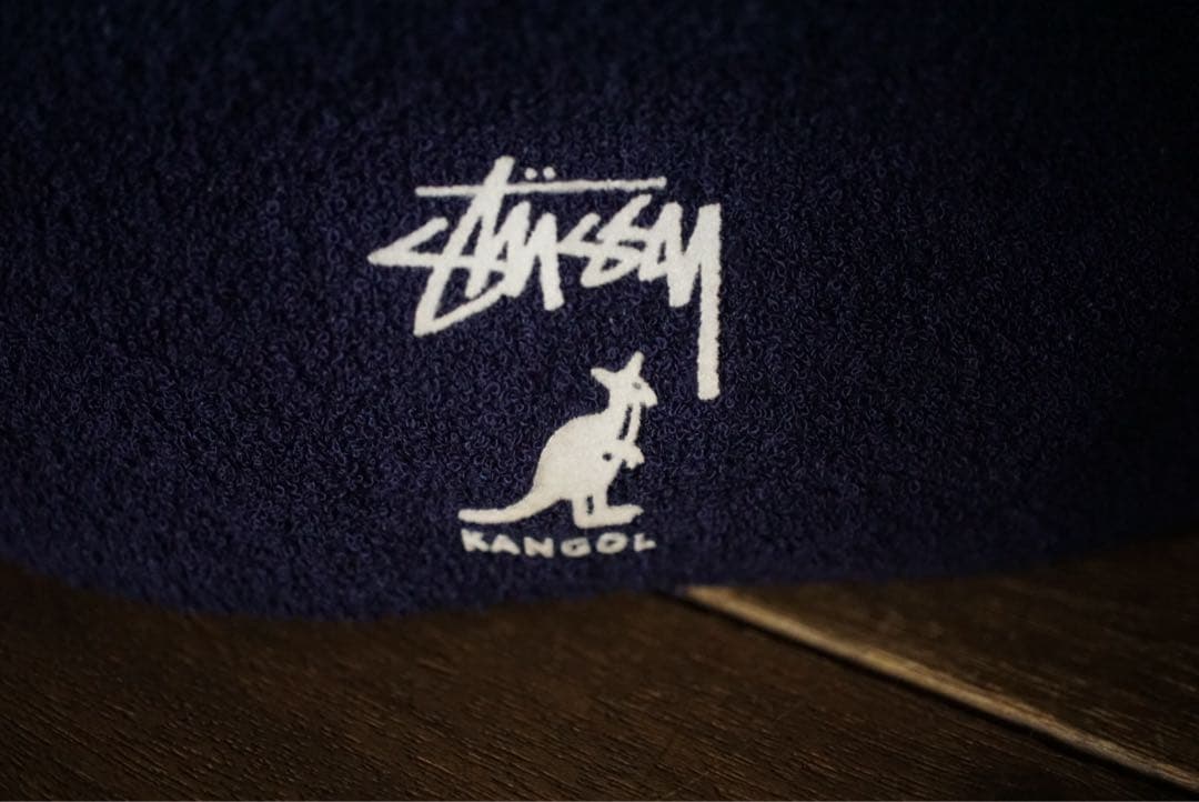 STUSSY × KANGOL ベレー帽 ハンチング キャップ ステューシー