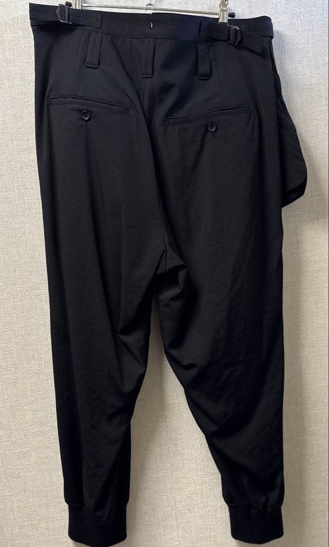 バッグ付きパンツ（サスペンダー付き）　ヨウジヤマモトプールオム