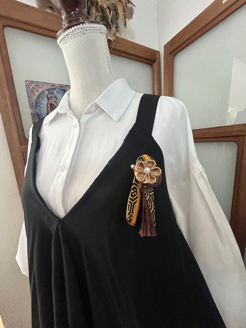 着物リメイクワンピース　No.532