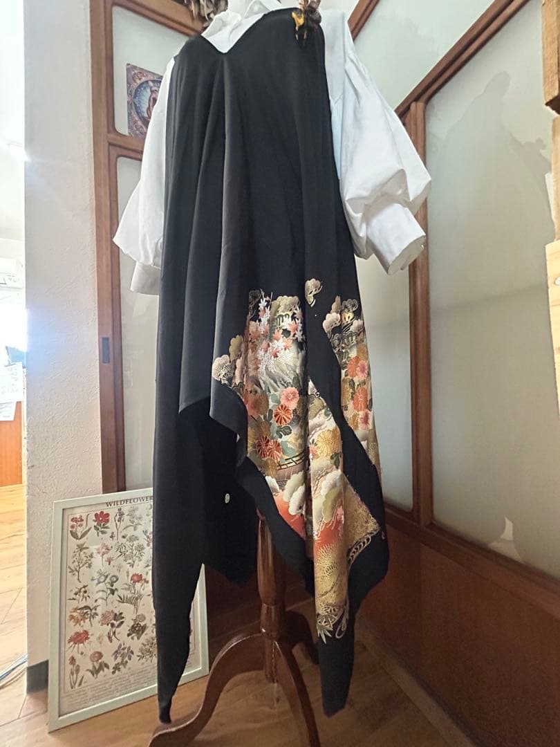 着物リメイクワンピース　No.532