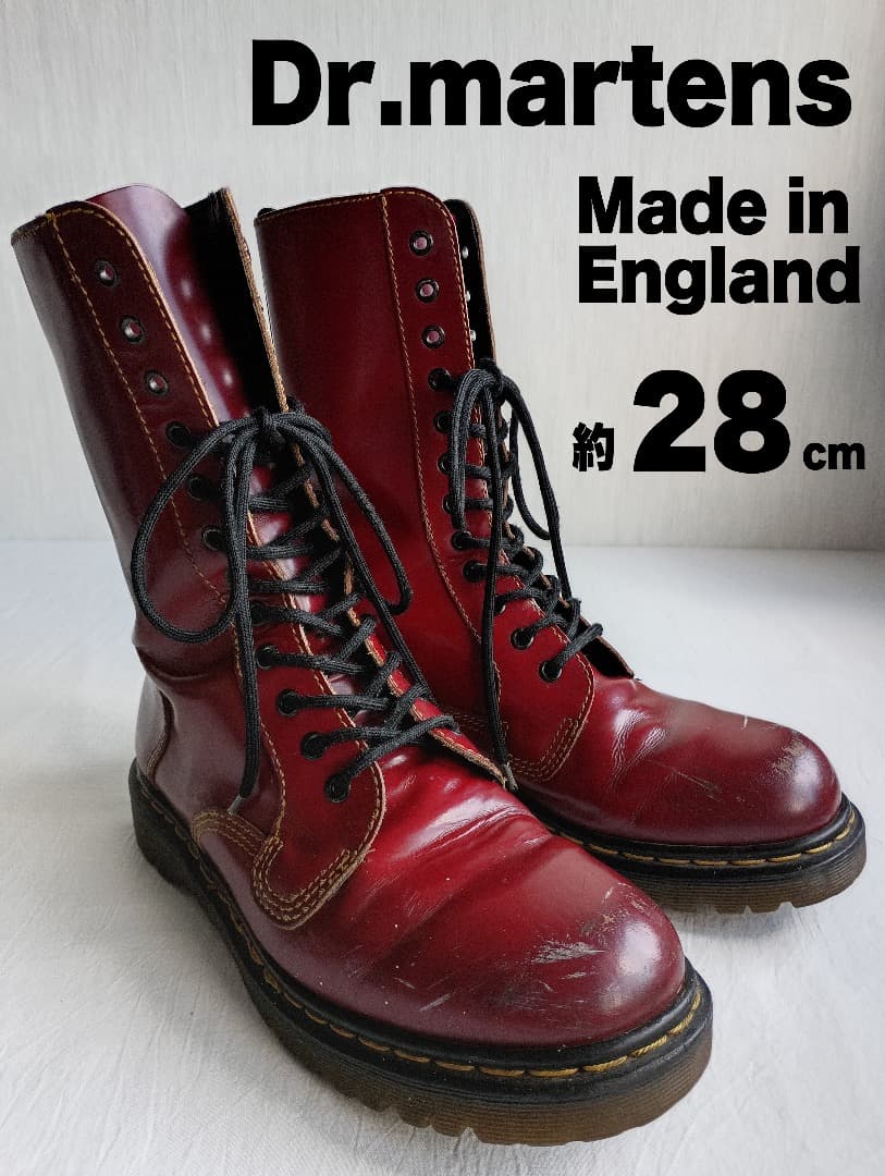 vintage Dr.Martens 12ホール 英国製 メンズ 約28cm