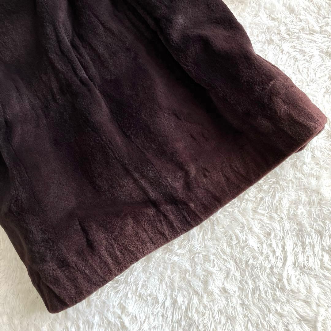 SAGA MINK 高級ミンクファーロングコート　ライトパープル