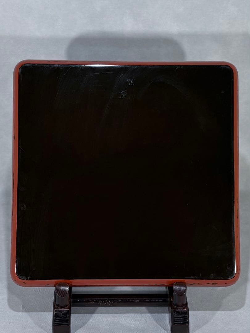 根来塗 内梨地蒔絵付　懐石膳五客　美品　茶道具　懐石道具　送料込