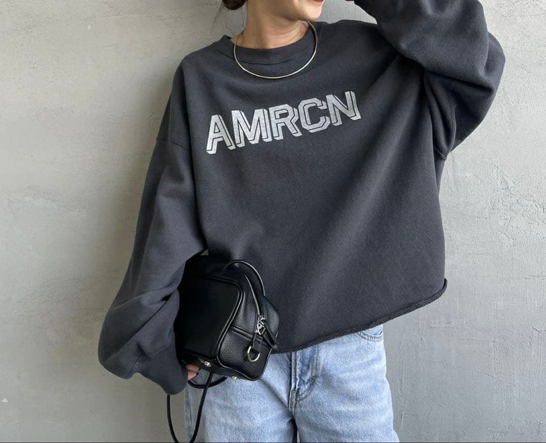 AMERICANA カットオフスウェット アメリカーナ別注 AMRCN