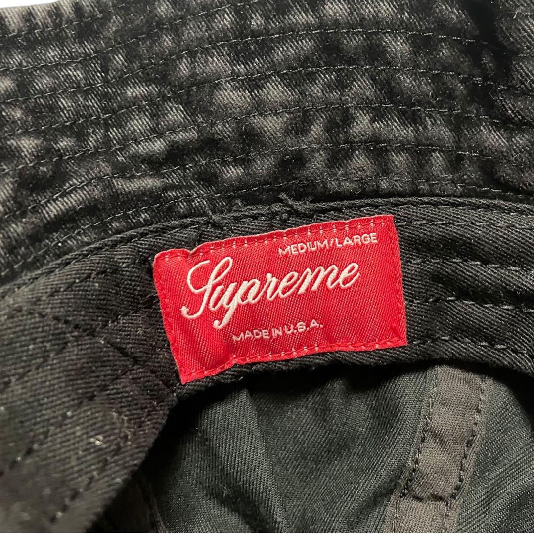 新品 Supreme シュプリーム Velvet Bell Hat 黒 ML