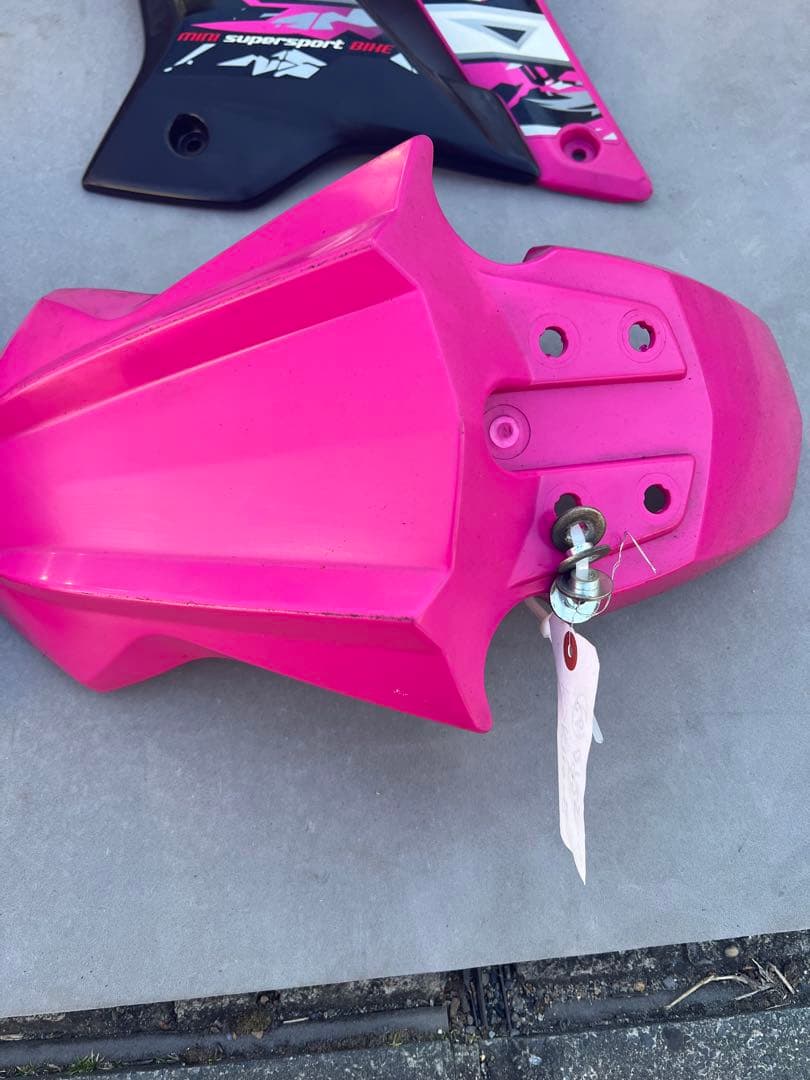 s*1様 Kawasaki KSR110プロ タンク、カウルセット ピンク