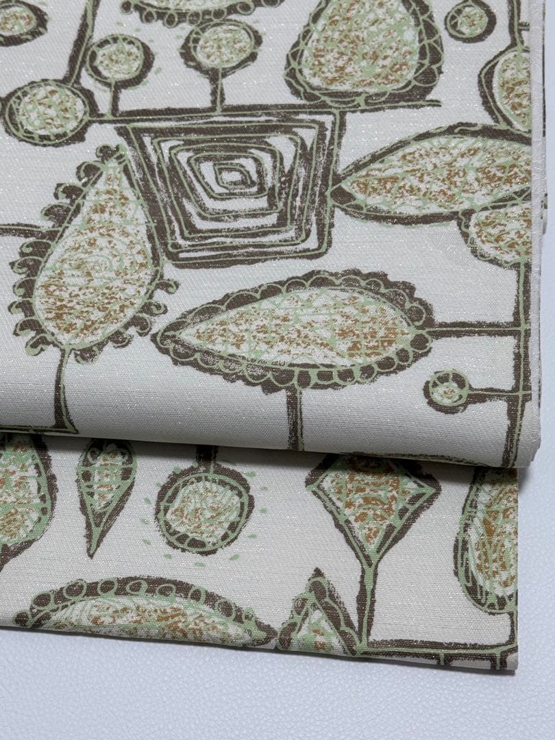 K*u様 【新品未使用】ニ代目 川村久太郎 創作友禅 全通　袋帯　未仕立て　伝産