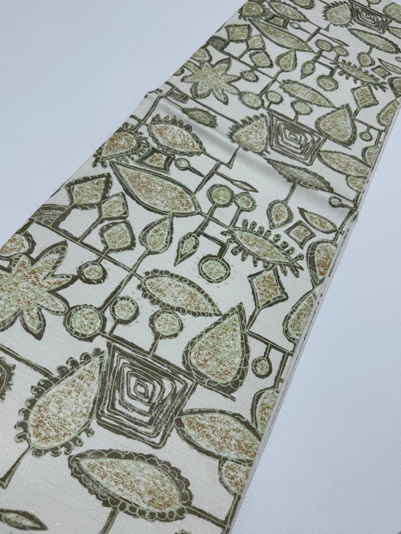 K*u様 【新品未使用】ニ代目 川村久太郎 創作友禅 全通　袋帯　未仕立て　伝産