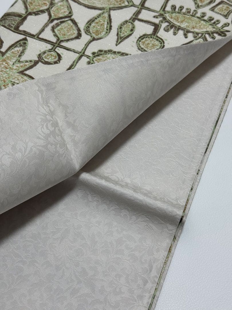 K*u様 【新品未使用】ニ代目 川村久太郎 創作友禅 全通　袋帯　未仕立て　伝産