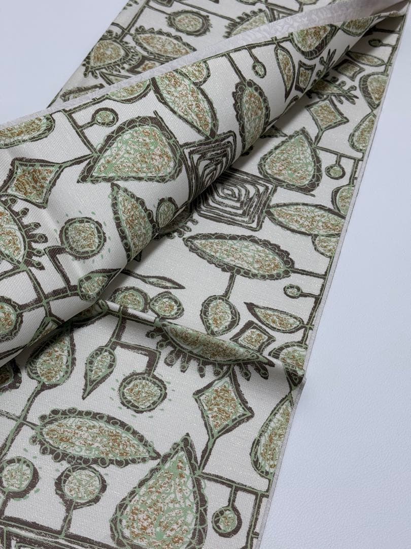 K*u様 【新品未使用】ニ代目 川村久太郎 創作友禅 全通　袋帯　未仕立て　伝産