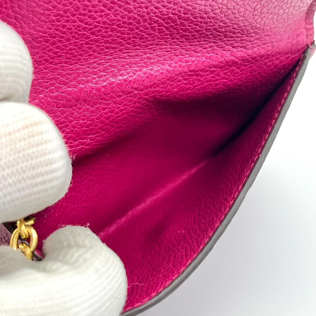 ルイヴィトン　ポシェットクレ　アンプラント　ケース　グレープ　パープル