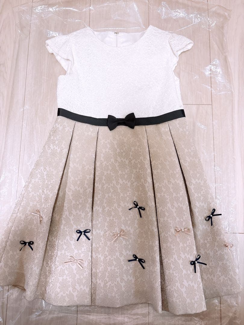 プティマイン120センチ　フォーマル　ワンピースジャケットセット