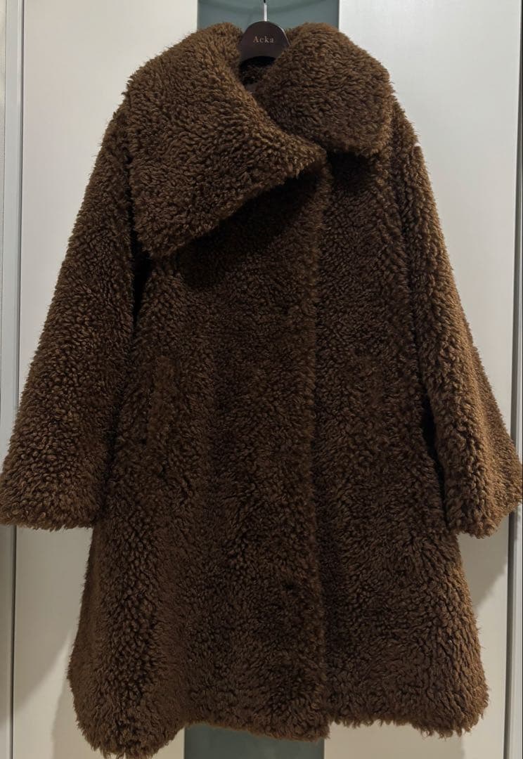 ジャケット・アウター Acka layered collar boa coat