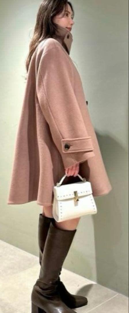 完売品　正規品新作セルフォード　Aラインウールミドルコート