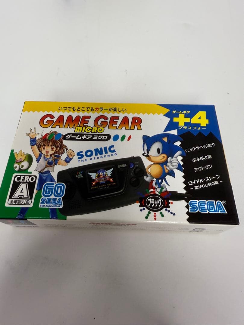 GAME GEAR MICRO +4 ゲーム機セット